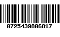 Código de Barras 0725439806817