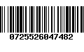 Código de Barras 0725526047482