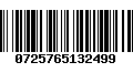 Código de Barras 0725765132499