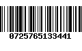 Código de Barras 0725765133441