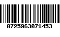 Código de Barras 0725963071453