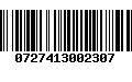 Código de Barras 0727413002307