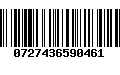 Código de Barras 0727436590461