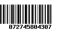 Código de Barras 072745804307