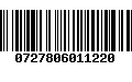 Código de Barras 0727806011220