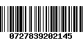 Código de Barras 0727839202145