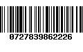 Código de Barras 0727839862226