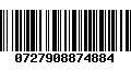Código de Barras 0727908874884