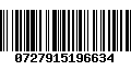 Código de Barras 0727915196634
