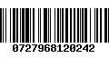 Código de Barras 0727968120242