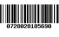Código de Barras 0728028185690