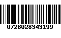 Código de Barras 0728028343199