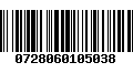 Código de Barras 0728060105038