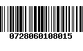 Código de Barras 0728060108015