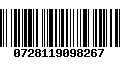 Código de Barras 0728119098267