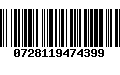 Código de Barras 0728119474399