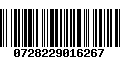 Código de Barras 0728229016267