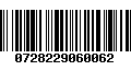 Código de Barras 0728229060062