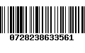 Código de Barras 0728238633561