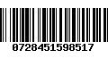 Código de Barras 0728451598517