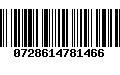 Código de Barras 0728614781466