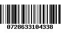 Código de Barras 0728633104338