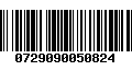 Código de Barras 0729090050824