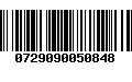 Código de Barras 0729090050848