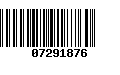 Código de Barras 07291876