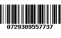Código de Barras 0729389557737