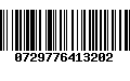 Código de Barras 0729776413202