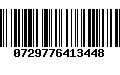Código de Barras 0729776413448