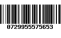 Código de Barras 0729955575653