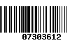 Código de Barras 07303612