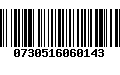 Código de Barras 0730516060143