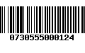 Código de Barras 0730555000124