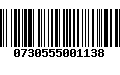 Código de Barras 0730555001138