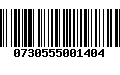 Código de Barras 0730555001404