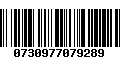 Código de Barras 0730977079289