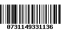 Código de Barras 0731149331136