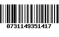 Código de Barras 0731149351417