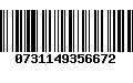 Código de Barras 0731149356672