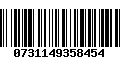 Código de Barras 0731149358454