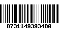 Código de Barras 0731149393400