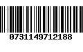 Código de Barras 0731149712188