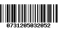 Código de Barras 0731205032052