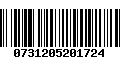 Código de Barras 0731205201724