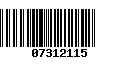 Código de Barras 07312115