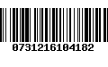 Código de Barras 0731216104182