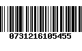 Código de Barras 0731216105455